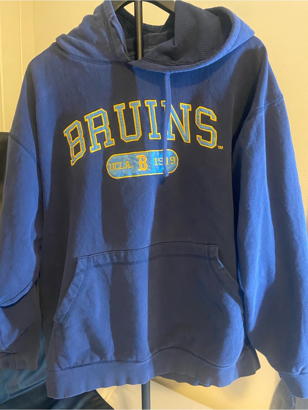 Navy Blue Hooded Pullover